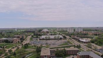 Weather camera view of Northern Illinois University.