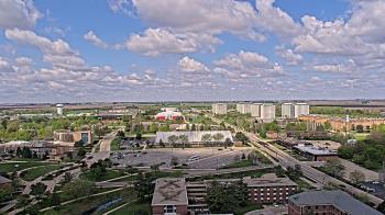Weather camera view of Northern Illinois University.