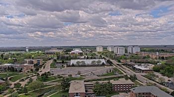 Weather camera view of Northern Illinois University.
