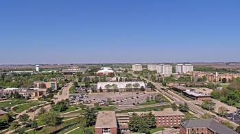 Weather camera view of Northern Illinois University.