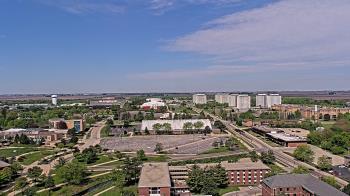 Weather camera view of Northern Illinois University.