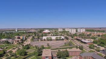 Weather camera view of Northern Illinois University.