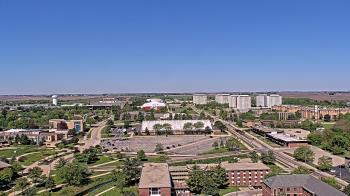 Weather camera view of Northern Illinois University.