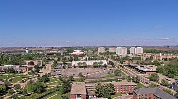 Weather camera view of Northern Illinois University.