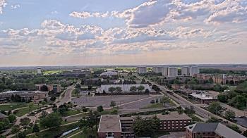 Weather camera view of Northern Illinois University.
