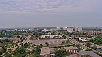 Weather camera view of Northern Illinois University.