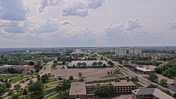 Weather camera view of Northern Illinois University.