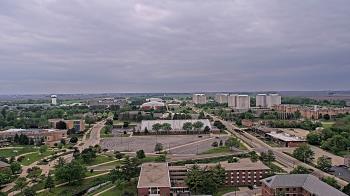 Weather camera view of Northern Illinois University.