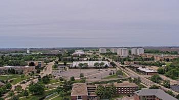 Weather camera view of Northern Illinois University.
