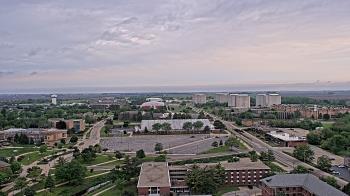 Weather camera view of Northern Illinois University.