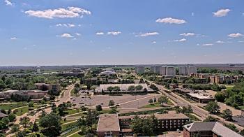 Weather camera view of Northern Illinois University.