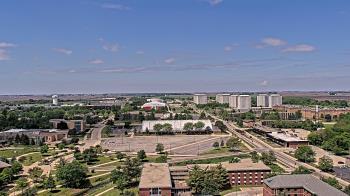 Weather camera view of Northern Illinois University.