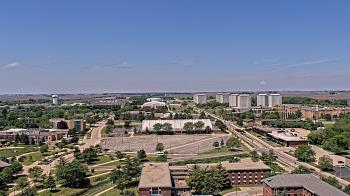 Weather camera view of Northern Illinois University.