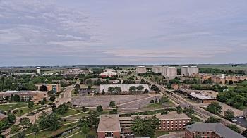 Weather camera view of Northern Illinois University.