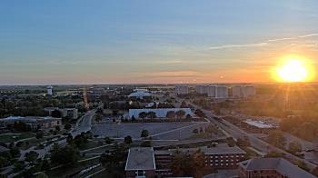 Weather camera view of Northern Illinois University.