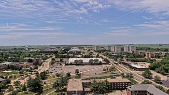 Weather camera view of Northern Illinois University.