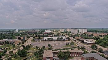 Weather camera view of Northern Illinois University.