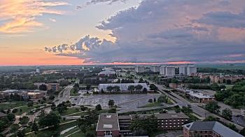 Weather camera view of Northern Illinois University.