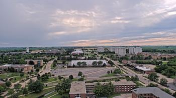 Weather camera view of Northern Illinois University.