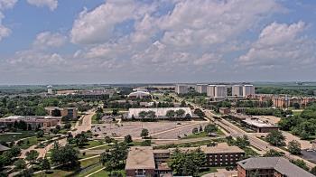 Weather camera view of Northern Illinois University.