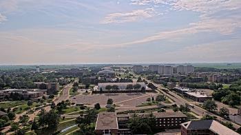 Weather camera view of Northern Illinois University.