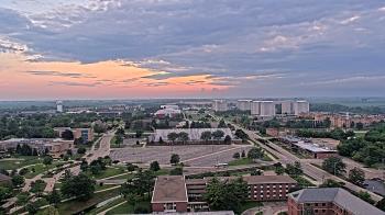 Weather camera view of Northern Illinois University.