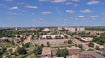 Weather camera view of Northern Illinois University.