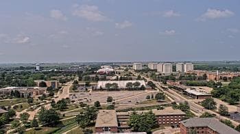 Weather camera view of Northern Illinois University.