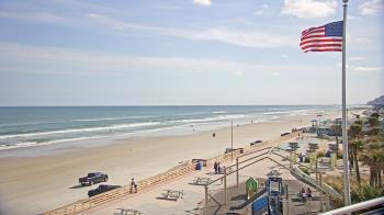 Weather camera view of Volusia County Lifeguard HQ Admin Center.