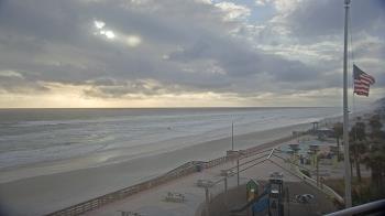 Weather camera view of Volusia County Lifeguard HQ Admin Center.