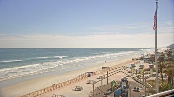 Weather camera view of Volusia County Lifeguard HQ Admin Center.