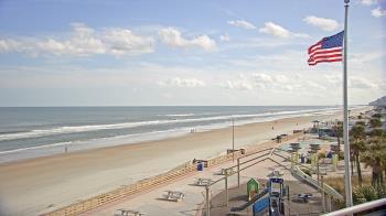 Weather camera view of Volusia County Lifeguard HQ Admin Center.