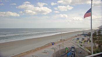 Weather camera view of Volusia County Lifeguard HQ Admin Center.