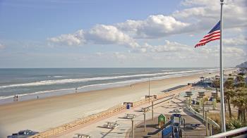 Weather camera view of Volusia County Lifeguard HQ Admin Center.