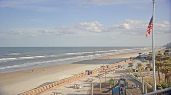 Weather camera view of Volusia County Lifeguard HQ Admin Center.