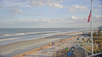 Weather camera view of Volusia County Lifeguard HQ Admin Center.