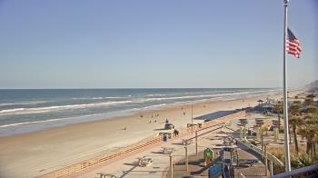 Weather camera view of Volusia County Lifeguard HQ Admin Center.