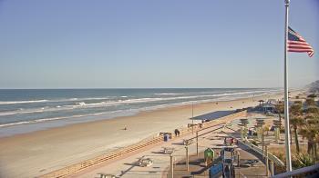 Weather camera view of Volusia County Lifeguard HQ Admin Center.