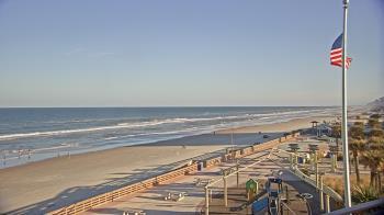 Weather camera view of Volusia County Lifeguard HQ Admin Center.
