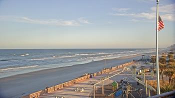 Weather camera view of Volusia County Lifeguard HQ Admin Center.