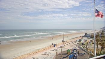 Weather camera view of Volusia County Lifeguard HQ Admin Center.