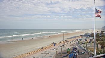 Weather camera view of Volusia County Lifeguard HQ Admin Center.