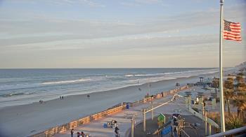 Weather camera view of Volusia County Lifeguard HQ Admin Center.