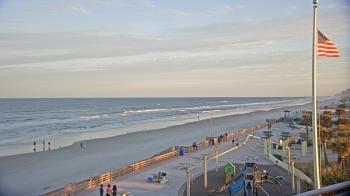 Weather camera view of Volusia County Lifeguard HQ Admin Center.