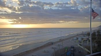 Weather camera view of Volusia County Lifeguard HQ Admin Center.