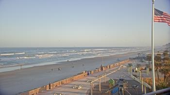 Weather camera view of Volusia County Lifeguard HQ Admin Center.