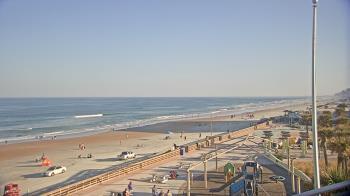 Weather camera view of Volusia County Lifeguard HQ Admin Center.