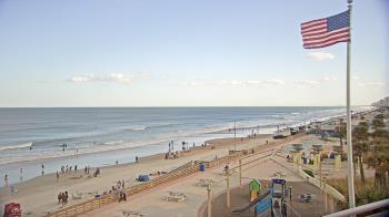 Weather camera view of Volusia County Lifeguard HQ Admin Center.