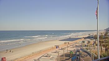 Weather camera view of Volusia County Lifeguard HQ Admin Center.