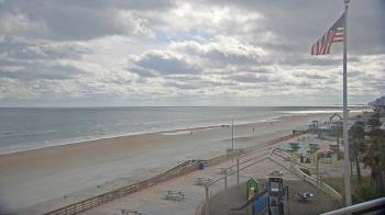 Weather camera view of Volusia County Lifeguard HQ Admin Center.
